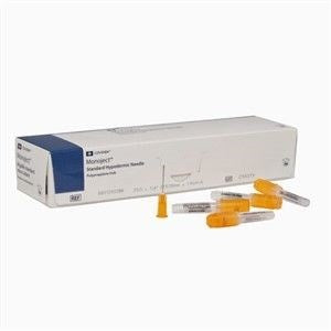 Monoject Hypodermic Needle 1000/CS 23G X 3/4" Polypropylene Hub A