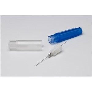 Monoject Dental Needles Blue Sterile,Plastic Hub 30 Short X .75"