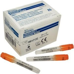 Monoject 471 Endodontic Irrigation Needles-Sterile 23 X 1.25" Orange