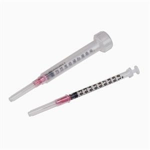 Monoject Tuberculin Syringe with Detachable Needle Rigid Pack 1ML 26G X 0.375" 500/Case