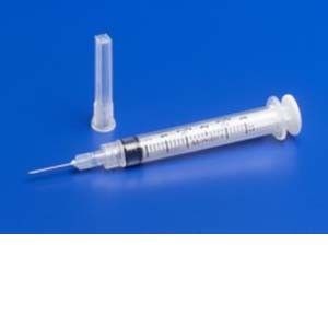 Monoject 3mL Syringe w/ Standard Hypodermic Needle20G X1-1/2" 10BX/C