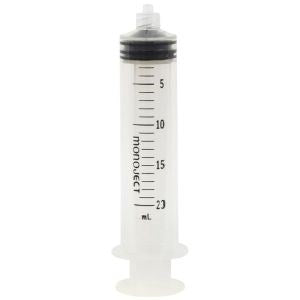 Monoject 20mL Pharmacy Tray, Luer-Lock Tip 200/Case