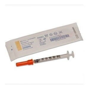 Monoject Insulin Syringe with Permanent Needle 1ML 29G X 1/2"