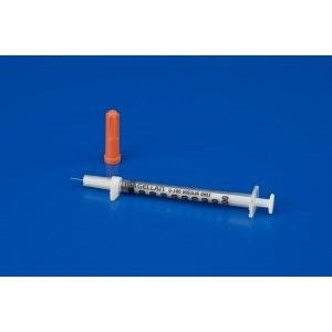 Magellan Insulin Safety Syringe with Permanent Needle 1ML 29G X 1/2" 50/BX