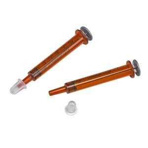 Monoject Oral Tip Medication Syringe 3mL Amber 500/Case