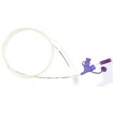 Kangaroo Polyurethane Nasogastric Feeding Tube with Enfit Connection, Radiopaque Line, Rigid Port, 3G Weighted Tip, 8FR, 36IN