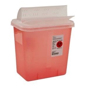 Sharps Container 1-Piece 2 Gallon w/Lid 20/Case