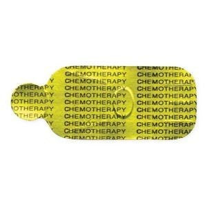 Chemoplus Yellow IVA Seals 1000/Ct For I.V. Bags