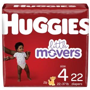 Huggies Little Movers Diapers Size 4 22/BG