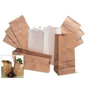 General Supply Brown Bag Kraft 10lb Paper 500/CS 4 3/16X6 5/16X13 3/8