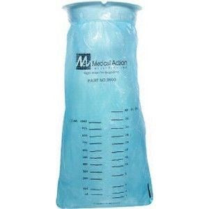 Emesis Bag 1000 mL Blue 25/Sleeve Urine And Vomit Bag