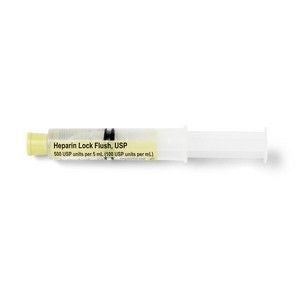 Syringe, 100U / mL Heparin 5mL In 10mL Syringe 100/BX