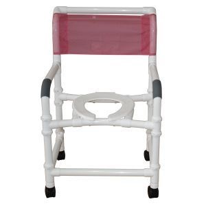 Shower Chair 22" Internal Width 250lb Capacity 3" Twin