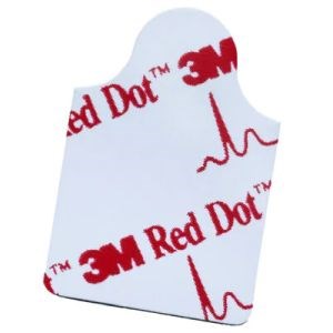 3M Red Dot Resting Ekg 4000/Case Electrode, Tab Style