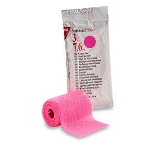 3M Scotchcast Plus Casting Tape Pink 3" X 4 Yard 10 Rolls / Case