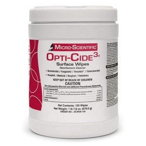 Opti-Cide 3 Surface Wipe 100/Tub