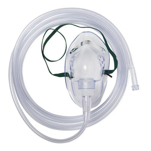 Oxygen Mask Pediatric w/7' Tubing  Medium Conc (each) - QG Med