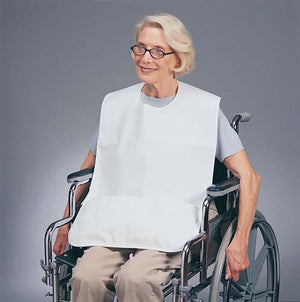 Vinyl Bib With Pocket - QG Med