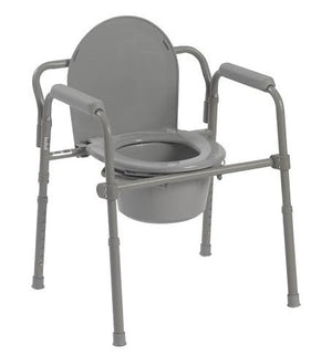Commode  Folding Steel 3-in-1 Non-Retail Carton (Drive) Each - QG Med