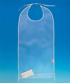 Vikem Vinyl Eating Bib 18  x 36 - QG Med