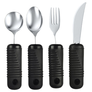 Make Eating Easier Big Grip Utensil Set  Blue Jay Brand - QG Med