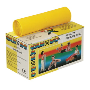 Cando Band Non-Latex Yellow- X-Light 6- Yard - QG Med