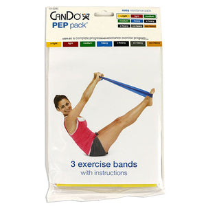 Cando Band PEP Packs Beginner (yel  red  grn) - QG Med