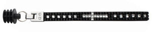 CaneMates Fashion Strap Jet/Crystal  (Each) - QG Med