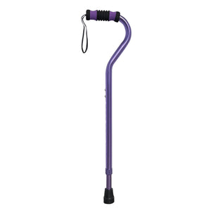 Cane  Bariatric  Aluminum Purple  600# Weight Cap - QG Med