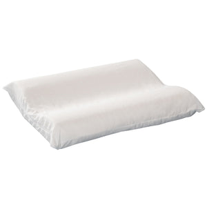 Contoured Foam Cervical Pillow Standard w/White Cover - QG Med