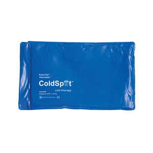 Reusable Heavy Duty Cold Pack  Half 7  x 11  Blue Vinyl - QG Med