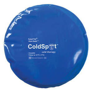 Reusable Heavy Duty Cold Pack  Round 10  Black Urethane - QG Med