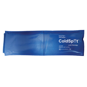 Reusable Heavy Duty Cold Pack  Throat 3 x11  Blue Vinyl - QG Med