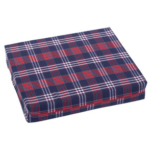 Wheelchair Cushion 4  Plaid 18  X 16  X 4 - QG Med
