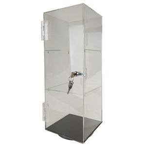 Showcase  Mini  Rotating  Acrylic  w/Lock by Blue Jay - QG Med