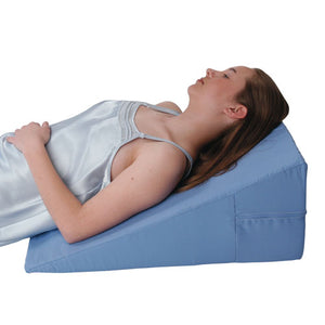 Bed Wedge 1/4  to 4 x24 x24  For Acid Reflux etc. Blue - QG Med
