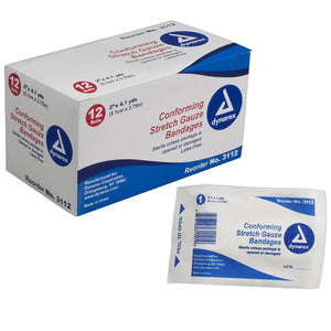 Vital-Roll Conforming Gauze Sterile  2  x 131  Pk/12 - QG Med