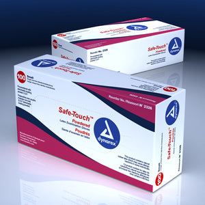 Latex Exam Gloves- Lightly Powdered- Medium Bx/100 - QG Med