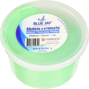 Squeeze 4 Strength  1 lb. Hand Therapy Putty Green Med - QG Med