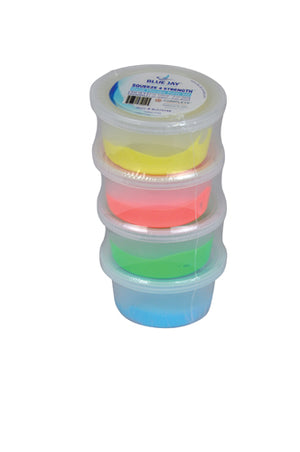 Squeeze 4 Strength  2 oz. Hand Therapy Putty   Set of 4 - QG Med