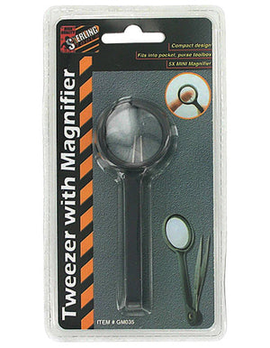 Forcep With Magnifier- 3  Retail Pack - QG Med