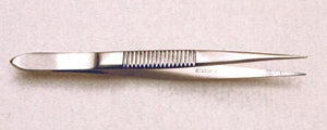 Splinter Forceps 4 1/2  Serrated - QG Med