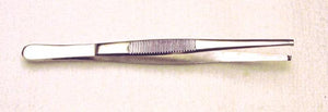 Tissue Forceps 5  1x2 Teeth - QG Med