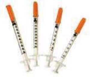 Lo-Dose Insulin Syringe 3/10cc 29g X 1/2  Bx/100 - QG Med