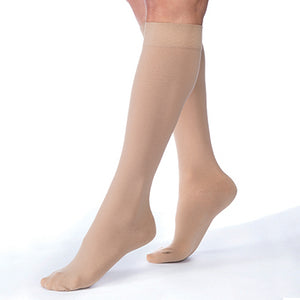 Jobst Relief 15-20 Knee-Hi Black Large C/T - QG Med