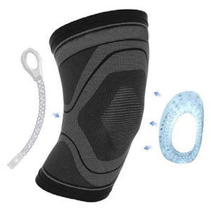 Active Cmprsn Knee Slv w/Ptla Gel Spt & Flxbl Stays  X-Large - QG Med
