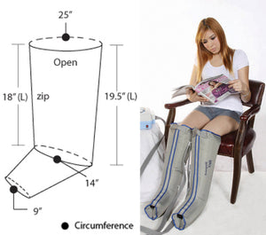 Lymphedema Garment XL 1/2-Leg Single - QG Med