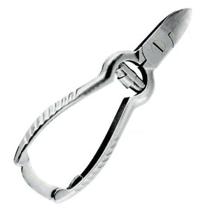 Toe Nail Cutter 4.5  w/Barrel Spring  Stainless Steel - QG Med