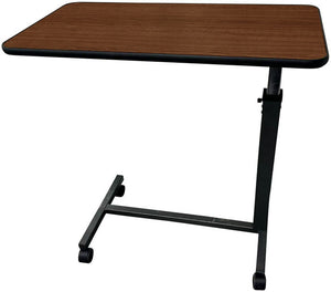 Protekt Overbed Table Non Tilt Powder Coated, Mahogany PMOVBT - QG Med