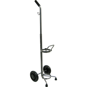 Oxygen Cylinder Cart Single Tank Hldr(For D/E Cyl) - QG Med
